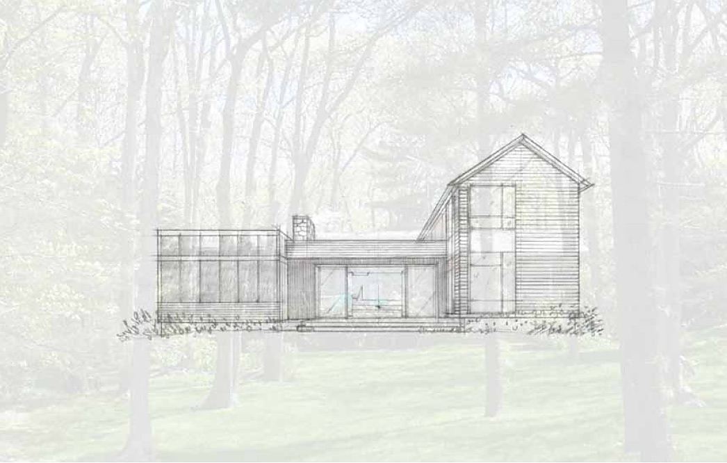 Sketches of Unbuilt New York Projects, East Hampton & Litchfield